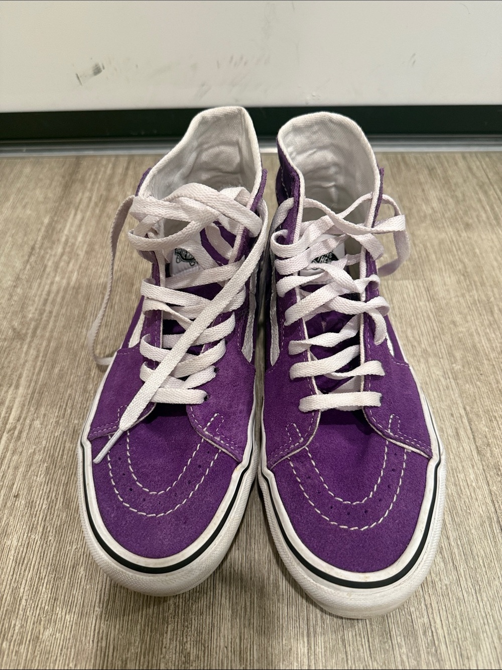 Vans Purple High-Top Sneakers